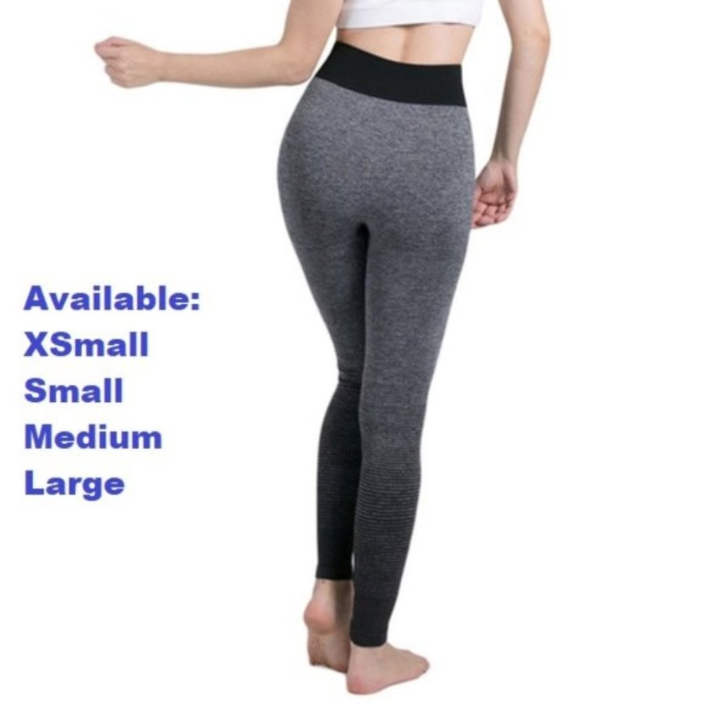 Gray with Black Fade Yoga Pants